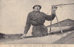 Aviation - Femme Aviatrice - Jane Herveu - Bron Aviation Monoplan Blériot - Early Aviation - RARE - Piloten