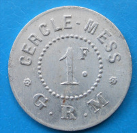 MILITAIRE MILITARIA Garde Républicaine Mobile G.R.M. 1 Franc Elie Mil. 10.4 SUP - Monétaires / De Nécessité