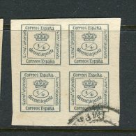 Superbe Bloc De Quatre N° 173B - Used Stamps