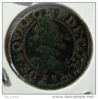 France>476-1789 Monnaie Seigneuriale DOUBLE TOURNOIS Type 13-FRANÇOIS DE BOURBON CONTI-PRINCIPAUTÉ DE CHÂTEAU -REGNAU - Autres & Non Classés