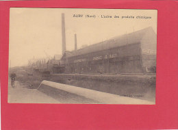 CPA -  AUBY - L'usine Des Produits Chimiques - Superphosphate - Engrais D'Auby - Auby