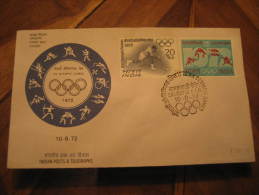 Calcutta 1972 Field Hockey Hierba 1972 Olympic Games Olympics Cancel Cover INDIA - Hockey (su Erba)