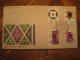 Calcutta 1976 Field Hockey Hierba 1976 Olympic Games Olympics Cancel Cover INDIA - Hockey (Veld)