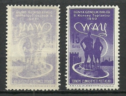 Turkey; 1950 2nd World Youth Union Meeting 15 K. "Abklatsch" ERROR - Nuovi