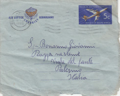 REPUBLIC OF SOUTH AFRICA   /  ITALIA  - AIR LETTER _ 1963 - Brieven En Documenten