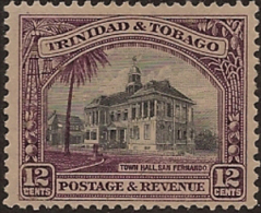TRINIDAD & TOBAGO 1935 12c P12.5 UNHM SG235a TF265 - Trinidad & Tobago (...-1961)