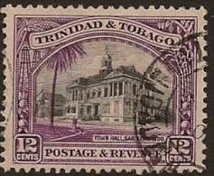 TRINIDAD & TOBAGO 1935 12c P12.5 U SG235a TF145 - Trinidad Y Tobago