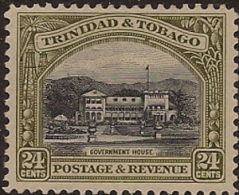 TRINIDAD & TOBAGO 1935 24c P12 HM SG 236 TF264 - Trinidad & Tobago (...-1961)