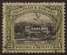 TRINIDAD & TOBAGO 1935 24c P12.5 U SG 236a TF152 - Trinidad Y Tobago