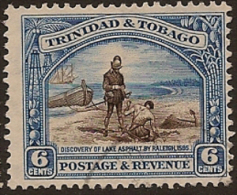 TRINIDAD & TOBAGO 1935 6c P12.5 U SG 233a TF142 - Trinidad & Tobago (...-1961)
