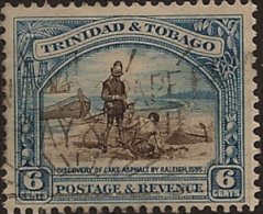 TRINIDAD & TOBAGO 1935 6c P12.5 U SG233a TF257 - Trinidad & Tobago (...-1961)