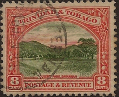TRINIDAD & TOBAGO 1935 8c P12 U SG 234 TF261 - Trinidad Y Tobago