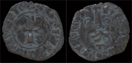 Crusader Archaia John Of Gravina Billon Denier No Date - Other & Unclassified