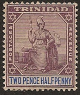 TRINIDAD 1896 2 1/2d Britannia SG117 HM IT31 - Trinidad & Tobago (...-1961)