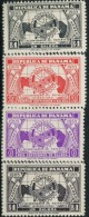 AS3550 Panama 1955 Rotary Map 4v MLH - Geography