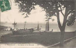 6. PAUILLAC : Les Quais Et La Gironde - Cachet De La Poste 1908 - Pauillac