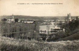 CPA - OUDON (44) - Vue Sur Le Bourg , Prise Des Côteaux Du Hâvre - Oudon