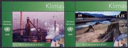 ONU Vienne 2008 - Klimawandel - Paire Détachée De Feuillets **  (0,65€ +  1,15€) - Ongebruikt