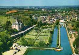 58 CHATILLON EN BAZOIS Vue Aerienne Sur Le Chateau Et Le Canal - Chatillon En Bazois