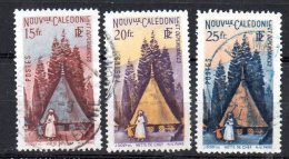 Nouvelle Caledonie ; 1948 ;N°Y: 275/77 ; Ob ; " Hutte "  ; Cote Y: 8.20 E. - Used Stamps