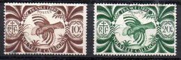 Nouvelle Caledonie ; 1943 ;N°Y: 242-243 ; Ob ; " Série De Londres "  ; Cote Y: 4.10 E. - Usados