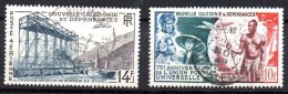 Nouvelle Caledonie ; 1949-1955 ;N°Y:  A 64 , A66 ; Ob ; "  "  ; Cote Y: 7.30 E. - Ohne Zuordnung