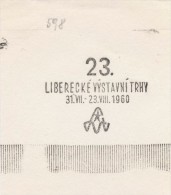 J1745 - Czechoslovakia (1945-79) Control Imprint Stamp Machine (R!): The 23rd Liberec Exhibition Markets - Probe- Und Nachdrucke
