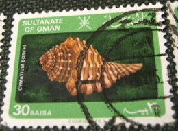 Oman 1982 Seashell Cymatium Boschi 30b - Used - Omán