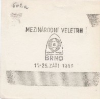 J1757 - Czechoslovakia (1945-79) Control Imprint Stamp Machine (R!): International (engineering) Fair Brno 1960 - Proofs & Reprints