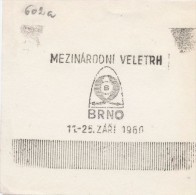 J1757 - Czechoslovakia (1945-79) Control Imprint Stamp Machine (R!): International (engineering) Fair Brno 1960 - Essais & Réimpressions