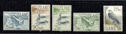 Islande **  N°  294 à 298  Morue Et Canard, Rapace - Unused Stamps