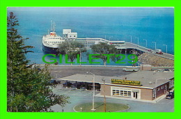 HALIFAX, NOVA SCOTIA - BAR HARBOR FERRY TERMINAL - SHIP, M. V.  BLUENOSE AT DOCK -  PUB. BY BROMLEY & CO INC - - Halifax