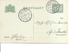 Pays-Bas ( EP De 1909 De Workum Vers Sauwerd à Voir) - Lettres & Documents