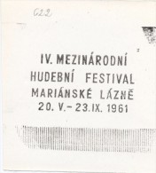 J1792 - Czechoslovakia (1945-79) Control Imprint Stamp Machine (R!): IV. International Music Festival Marianske Lazne - Termalismo