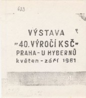 J1795 - Czechoslovakia (1945-79) Control Imprint Stamp Machine (R!): The Exhibition "40th Anniversary Of Communist Party - Proofs & Reprints