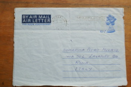 UK 1985 , AEROGRAMME USED - Lettres & Documents