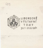 Delcampe - J1804 - Czechoslovakia (1945-79) Control Imprint Stamp Machine (R!): Liberec Exhibition Markets, 30.7.-20.8.1961 - Probe- Und Nachdrucke