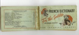 French Dictionary For The Soldier By Frank Henius  - The Infantry  Journal - 1944 - US-Force