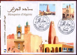 Algérie 2015 - FDC 1713/1714 - Mosquées D'Algérie - Ghardaïa - Islam