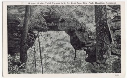 Natural Bridge, Petit Jean Park, Morrilton Arkansas C1920s-30s Vintage Postcard AK [8389] - Andere & Zonder Classificatie