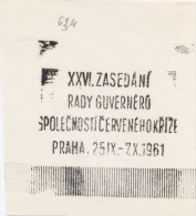 J1825 - Czechoslovakia (1945-79) Control Imprint Stamp Machine (R!): Council Of Governors Of Red Cross Societies 1961 - Probe- Und Nachdrucke