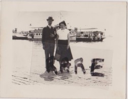 PORTUGAL  Aout 1958,dans Le Port De LISBONNE,porto De Lisboa,bateaux De Pèche,navette Pour Touristes,rare - Lisboa