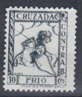 Cruzada Contra El Frío 08 * Caballero. Papel Delmeina - Spanish Civil War Labels