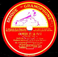 78 Trs - 30 Cm  - état B - THEODORE CHALIAPINE En Russe CHANSON DE LA PUCE - En Italien LE BARBIER DE SEVILLE - 78 T - Disques Pour Gramophone