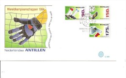 Coupe Du Monde Aux USA -1994 ( FDC Des Antilles Néérlandaises à Voir) - 1994 – USA