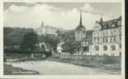 Gera Untermhaus Häuser Brücke Kirche Um 1920 - Gera