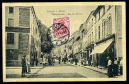 Cpa  Du 57 Dieuze I. Lothr - Rue Des Halles - Hallenstrasse   FRM 8 - Dieuze