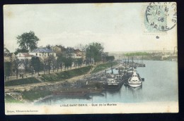 Cpa Du 93 L' Isle Saint Denis -- Quai De La Marine   FRM 8 - L'Ile Saint Denis