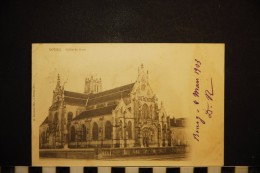 CP, 01, BOURG Eglise De BROU   Edition B Ferrand A Bourg  Dos Simple Precurseur 1903 - Otros & Sin Clasificación