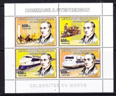 Congo 2006 Stephenson / Railway M/s ** Mnh (19803) - Ungebraucht